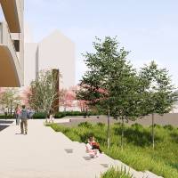 Exterior River Walk - North Facing